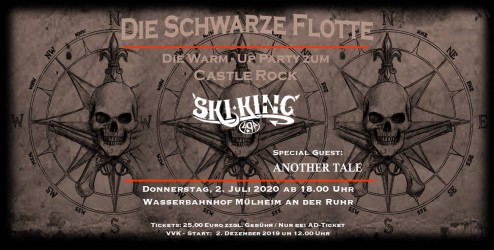 Schwarze Flotte, Vorab-Party zum Castle Rock XX am 2. Juli 2020 Wasserbahnhof Mülheim an der Ruhr - Michael Bohnes