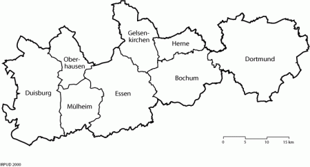 Städteregion Ruhr 2030, beteiligte Städte