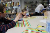 Foto der Aktionswoche Experimente im April 2015 in der Schul- und Stadtteilbibliothek Styrum - Quelle/Autor: Stadtbibliothek