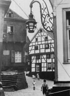 Das Tersteegenhaus in der Mülheimer Altstadt in den 40er-Jahren