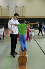 An den zwei Kita-Sporttagen im März nahmen zusammen mehr als 200 Kinder teil.   