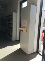 Saatgutbox in der Stadtbibliothek im MedienHaus