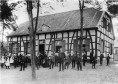 Das alte Schulgebäude der evangelischen Schule in Saarn (1891)