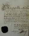 Bericht über den Tod von Marie Luise Albertine von Hessen-Darmstadt (1818), letzte Herrin von Broich - Stadtarchiv