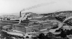 Ansicht der Lederfabrik Lindgens aus dem Jahre 1912